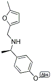 (R)-1-(4-METHOXYPHENYL)-N-((5-METHYLFURAN-2-YL)METHYL)ETHANAMINE Struktur