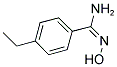 4-ETHYL-N'-HYDROXYBENZENECARBOXIMIDAMIDE Struktur