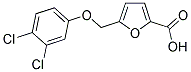 5-[(3,4-DICHLOROPHENOXY)METHYL]-2-FUROIC ACID Struktur