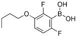 3-BUTOXY-2,6-DIFLUOROPHENYLBORONIC ACID Struktur