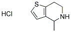 4-METHYL-4,5,6,7-TETRAHYDROTHIENO[3,2-C]PYRIDINE HYDROCHLORIDE Struktur