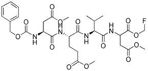 Z-ASP(OME)-GLU(OME)-VAL-DL-ASP(OME)-FMK Struktur