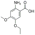 2-AMINO-5-ETHOXY-4-METHOXYBENZOIC ACID Struktur