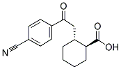 TRANS-2-[2-(4-CYANOPHENYL)-2-OXOETHYL]CYCLOHEXANE-1-CARBOXYLIC ACID Struktur