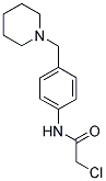 2-CHLORO-N-(4-PIPERIDIN-1-YLMETHYL-PHENYL)-ACETAMIDE Struktur