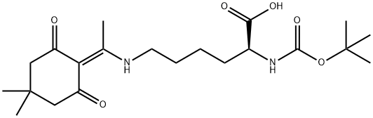 BOC-L-LYS(DDE)-OH Struktur