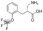 (R)-2-AMINOMETHYL-3-(2-TRIFLUOROMETHOXY-PHENYL)-PROPIONIC ACID Struktur