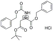 N-ALPHA-CARBOBENZOXY-L-ASPARTIC ACID BETA-T-BUTYL ESTER-ALPHA-BENZYL ESTER HYDROCHLORIDE Struktur