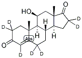 4-ANDROSTEN-11BETA-OL-3,17-DIONE-2,2,4,6,6,16,16-D7 Struktur