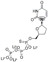 2',3'-DIDEOXYURIDINE-5'-O-(1-THIOTRIPHOSPHATE) LITHIUM SALT Struktur