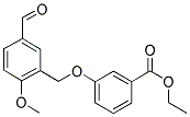 ETHYL 3-[(5-FORMYL-2-METHOXYBENZYL)OXY]BENZOATE Struktur