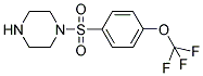 1-[[4-(TRIFLUOROMETHOXY)PHENYL]SULFONYL]PIPERAZINE Struktur