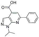 1-ISOPROPYL-6-PHENYL-1H-PYRAZOLO[3,4-B]PYRIDINE-4-CARBOXYLIC ACID Struktur