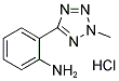 2-(2-METHYL-2H-TETRAZOL-5-YL)-PHENYLAMINEHYDROCHLORIDE Struktur