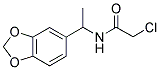 N-[1-(1,3-BENZODIOXOL-5-YL)ETHYL]-2-CHLOROACETAMIDE Struktur