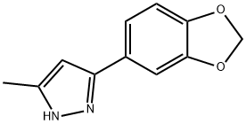 3-(1,3-BENZODIOXOL-5-YL)-5-METHYL-1H-PYRAZOLE Struktur