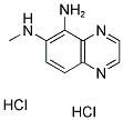 5-AMINO-6-METHYLAMINOQUINOXALINE, DIHYDROCHLORIDE SALT Struktur