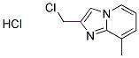 2-(CHLOROMETHYL)-8-METHYLIMIDAZO[1,2-A]PYRIDINE HYDROCHLORIDE Struktur