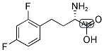 (S)-2-AMINO-4-(2,4-DIFLUORO-PHENYL)-BUTYRIC ACID Struktur