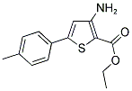 ETHYL 3-AMINO-5-(4-METHYLPHENYL)THIOPHENE-2-CARBOXYLATE Struktur