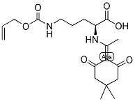 DDE-ORN(ALOC)-OH Struktur