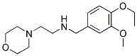 N-(4-ETHOXY-3-METHOXYBENZYL)-2-MORPHOLIN-4-YLETHANAMINE Struktur