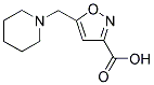 5-(PIPERIDIN-1-YLMETHYL)ISOXAZOLE-3-CARBOXYLIC ACID Struktur