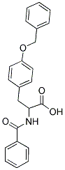 2-(BENZOYLAMINO)-3-[4-(BENZYLOXY)PHENYL]PROPANOIC ACID Struktur