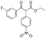 3-(3-FLUORO-PHENYL)-2-(4-NITRO-PHEN YL)-3-OXO-PROPIONIC ACID ETHYL ESTER Struktur