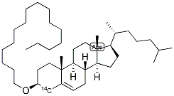 CHOLESTERYL HEXADECYL ETHER, [CHOLESTERYL 4-14C] Struktur