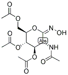 2-ACETAMIDO-3,4,6-TRI-O-ACETYL-2-DEOXY-D-GLUCOHYDROXIMO-1,5-LACTONE Struktur