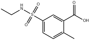 5-[(ETHYLAMINO)SULFONYL]-2-METHYLBENZOIC ACID Struktur