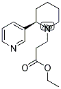 ETHYL 3-[(2R)-2-PYRIDIN-3-YLPIPERIDIN-1-YL]PROPANOATE Struktur