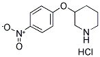 3-(4'-NITROPHENOXY)PIPERIDINE HYDROCHLORIDE Struktur