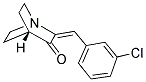 2-(3-CHLORO-BENZYLIDENE)-1-AZA-BICYCLO[2.2.2]OCTAN-3-ONE Struktur