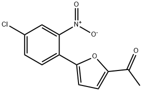 1-[5-(4-CHLORO-2-NITRO-PHENYL)-FURAN-2-YL]-ETHANONE Struktur