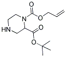 PIPERAZINE-1,2-DICARBOXYLIC ACID 1-ALLYL ESTER 2-TERT-BUTYL ESTER Struktur