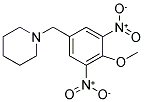 1-(4-METHOXY-3,5-DINITROBENZYL)PIPERIDINE Struktur