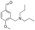 3-[(DIPROPYLAMINO)METHYL]-4-METHOXYBENZALDEHYDE Struktur