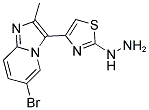 [4-(6-BROMO-2-METHYL-IMIDAZO[1,2-A]PYRIDIN-3-YL)-THIAZOL-2-YL]-HYDRAZINE Struktur