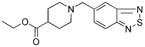 ETHYL 1-(2,1,3-BENZOTHIADIAZOL-5-YLMETHYL)-4-PIPERIDINECARBOXYLATE Struktur