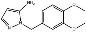 1-(3,4-DIMETHOXYBENZYL)-1H-PYRAZOL-5-AMINE Struktur