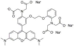 RHOD-2, TRISODIUM SALT Struktur