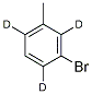 3-BROMOTOLUENE-2,4,6-D3 Struktur