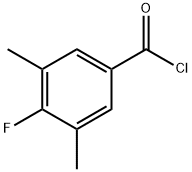 4-FLUORO-3,5-DIMETHYLBENZOYL CHLORIDE Struktur