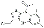 N-(2-CHLORO-4,6-DIMETHYLPHENYL)-N-[4-(CHLOROMETHYL)-1,3-THIAZOL-2-YL]ACETAMIDE Struktur