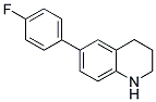 6-(4-FLUOROPHENYL)-1,2,3,4-TETRAHYDROQUINOLINE Struktur