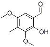 2-HYDROXY-3,5-DIMETHOXY-4-METHYL-BENZALDEHYDE Struktur