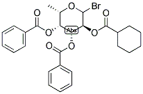 BROMO 2,3,4-TRI-O-BENZOYL-L-FUCOPYRANOSE Struktur