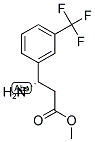 (S)-3-AMINO-3-(3-TRIFLUOROMETHYL-PHENYL)-PROPIONIC ACID METHYL ESTER Struktur